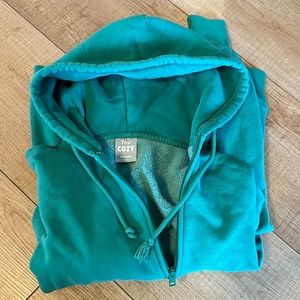 Aritzia Cozy Fleece Boyfriend Zip Hoodie